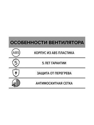 Вентилятор накладной NEO D150 сетка ERA
